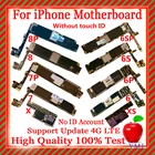 Материнская плата для iPhone X XS 8 plus 7 Plus 6 plus 6s 6splus, без Touch IDбез Face ID, 100% протестированные полные чипы, без логической платы