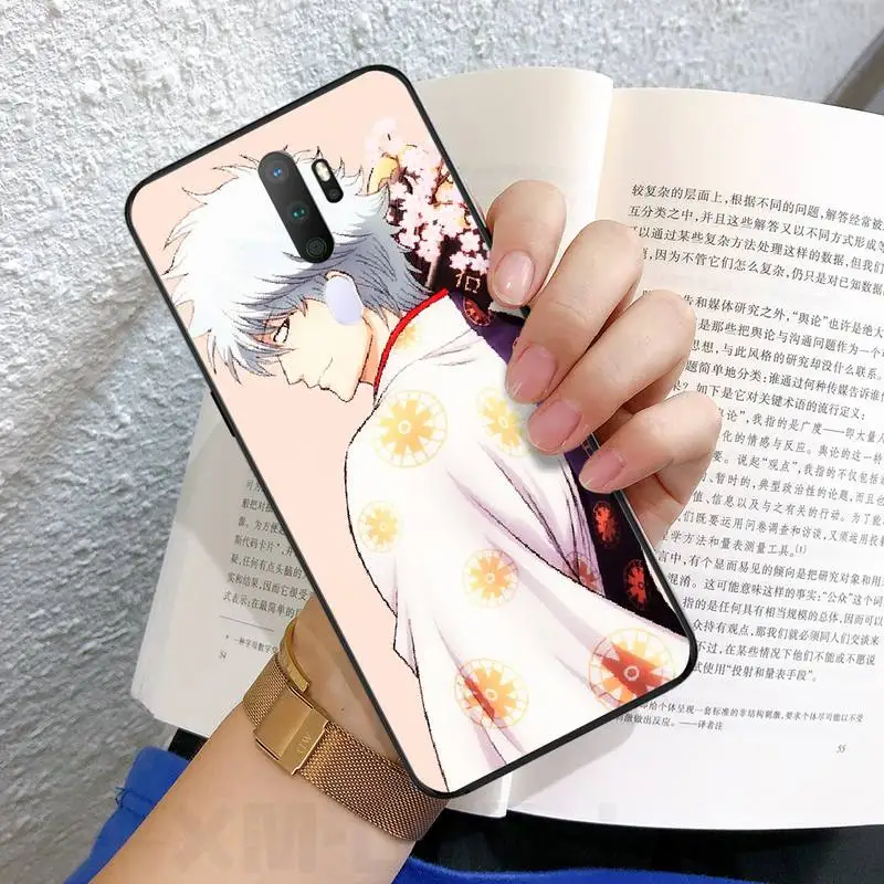 Reayou второй Размер Джинтама крутой черный ТПУ мягкий резиновый чехол для телефона