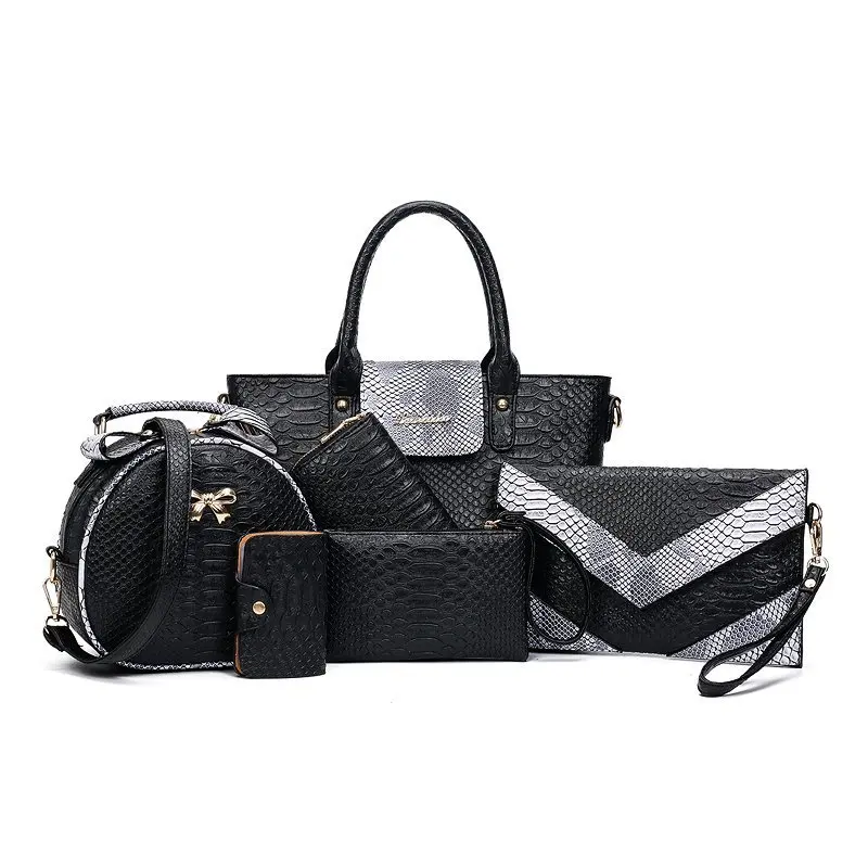 Оптовая продажа 6 шт. сумок для женщин новинка 2020 кошельки и сумочки Роскошный