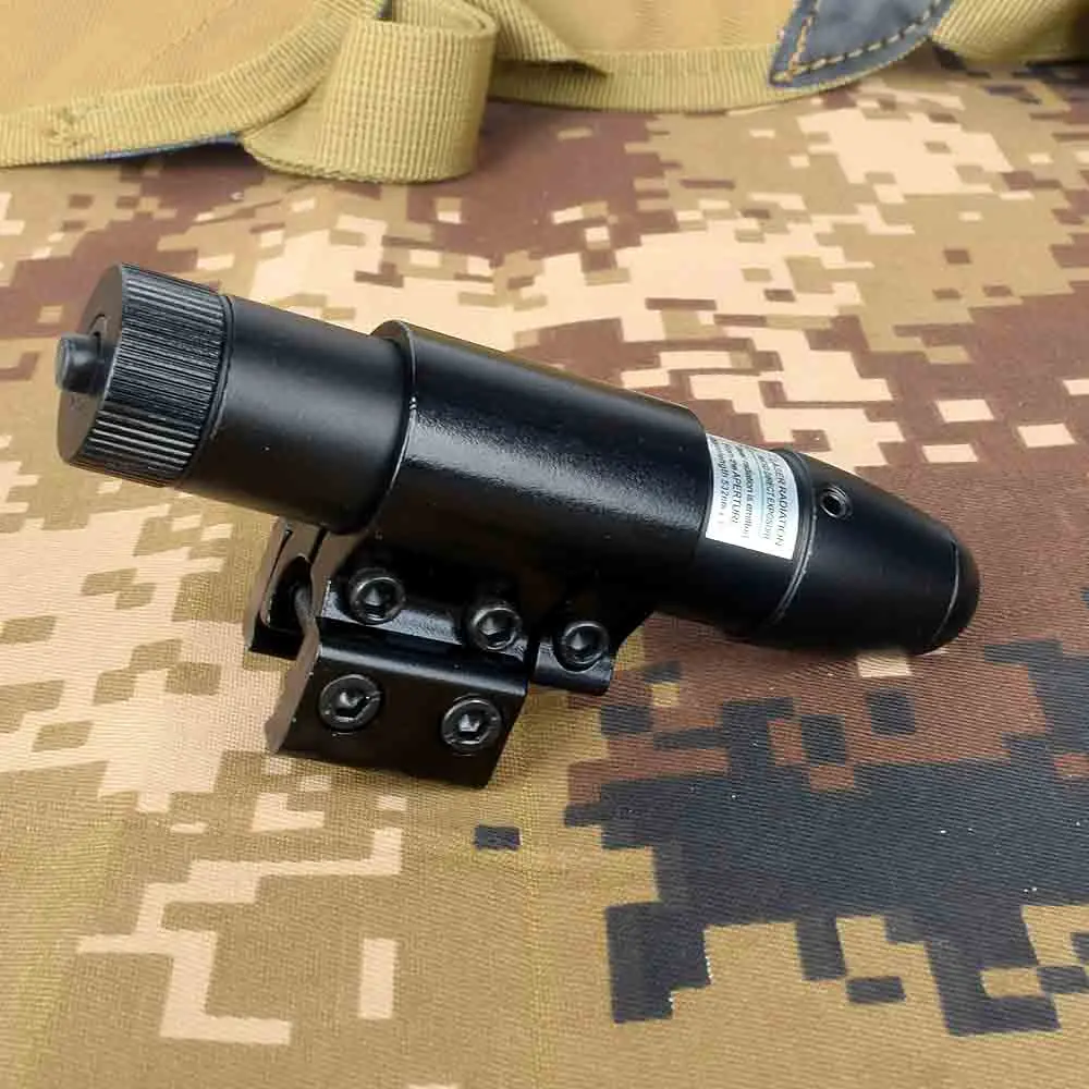 Тактический красный зеленый точечный лазерный прицел для ружья Вивера 22 мм