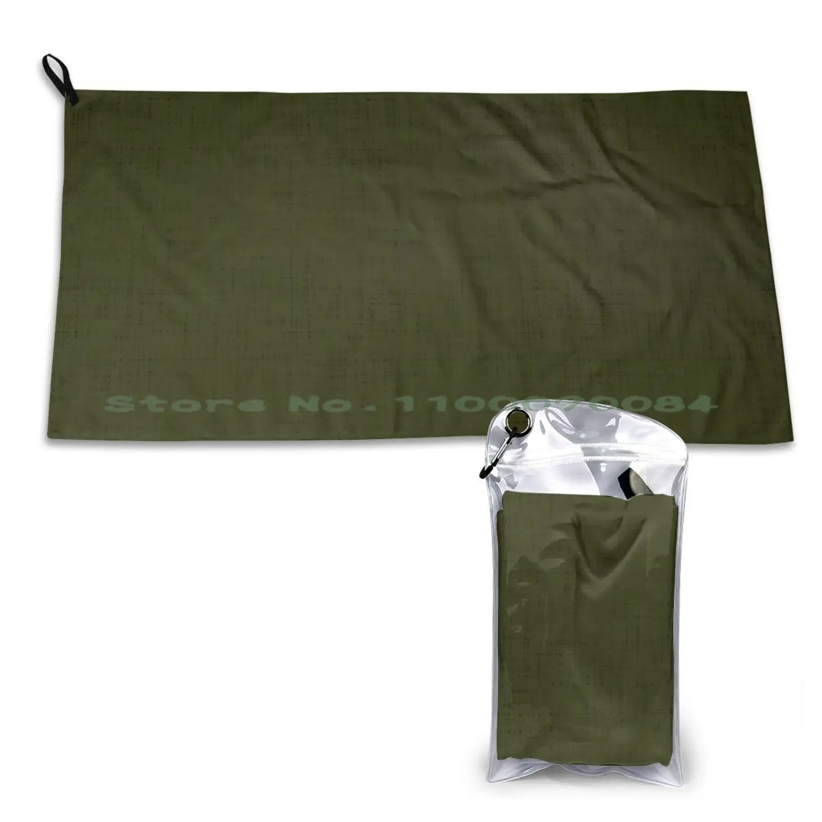

Dark Olive Textured. Quick Dry Towel Gym Sports Bath Portable Dark Olive Olive Textured Marsh Solid Color Dark Green Simple