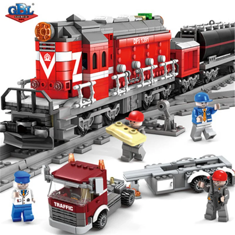 

1002pcs Kaizhi 98219 Harmony High Speed Rail Train Electric Train Boy Large Model Assembled Building Blocks Gifts