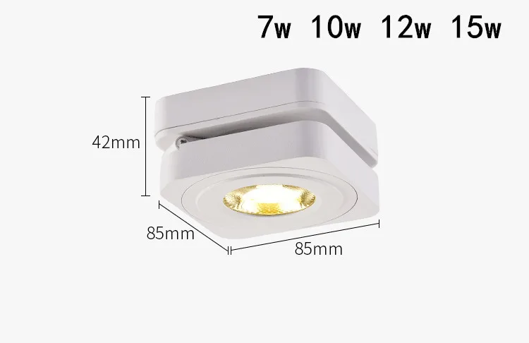 Складной СВЕТОДИОДНЫЙ Светильник направленного света 7 Вт 10 12W15W ультратонкий