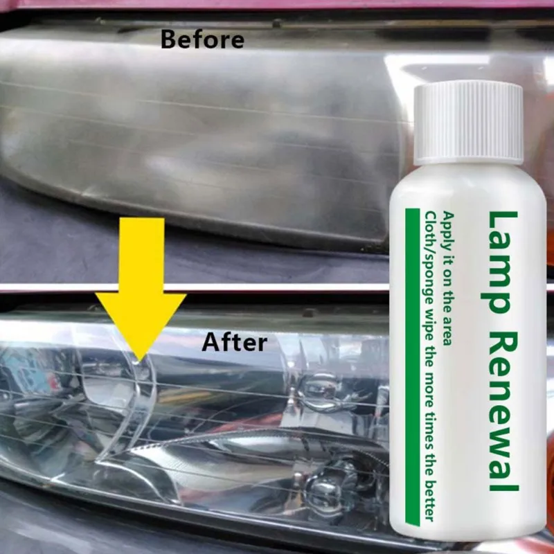 

10/20/50ML Car Headlight Repair Liquid Lamp Retreading Agent Brightening Auto Polish Len Restoration Kit Car Styling