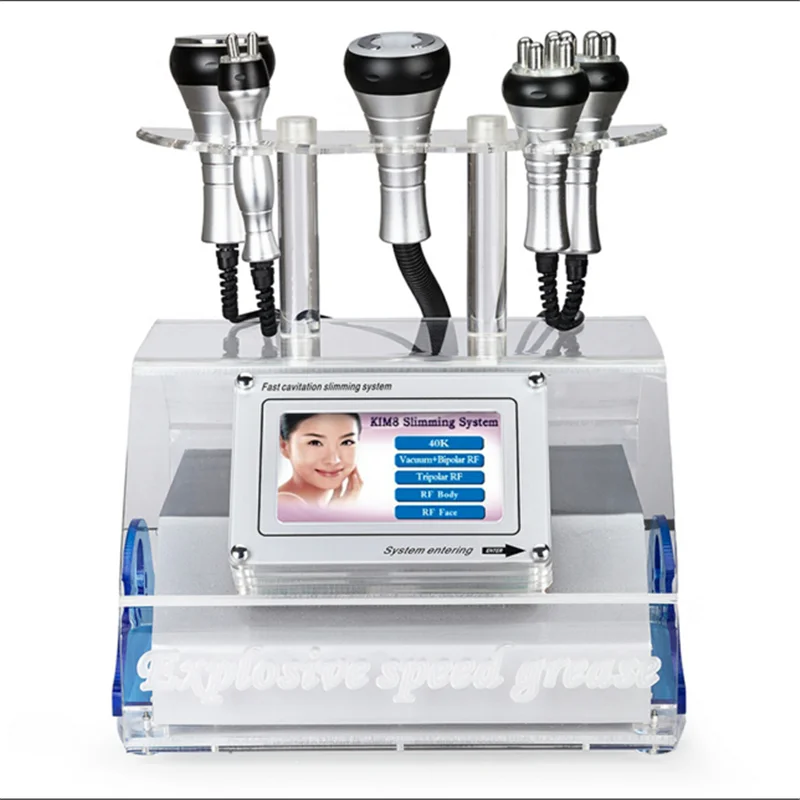 2020 40K ультразвуковая радиочастотная вакуумная машина для похудения 5 в 1