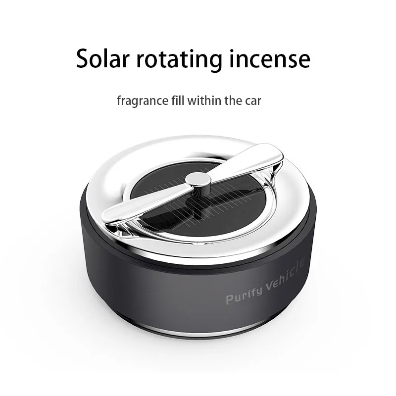 

Mini Solar Car Aromatherapy Machine Home Smart Rotation Long-Lasting Essential Oil Diffuser Humidifier Air Freshener Purifier