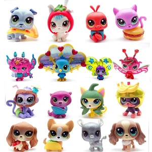 New Pet Shop Figure Toys Kitty unicorn Dog Animal Action Toy Collection Rare Glam Kids Toy Gift