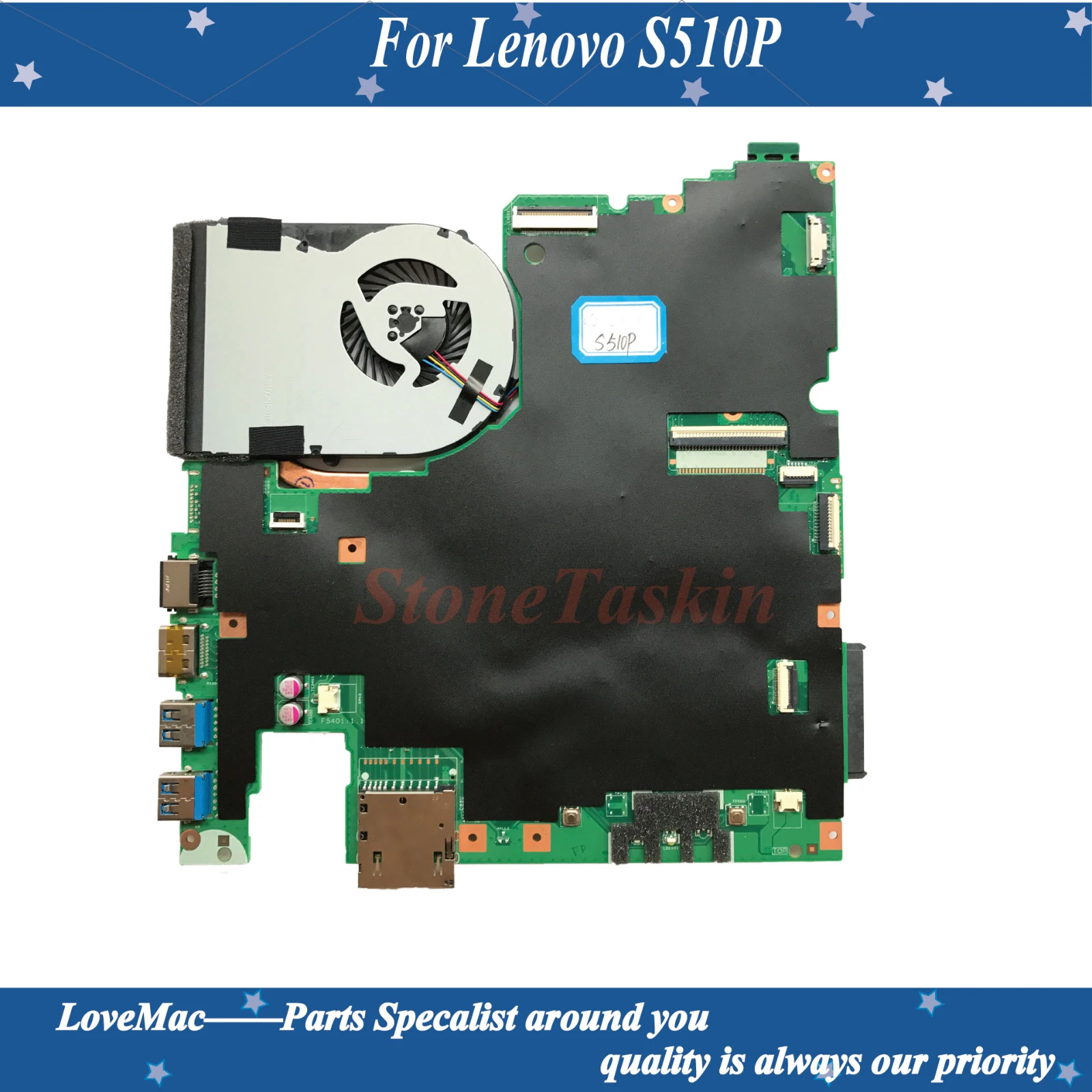 Высокое качество 90004722 для Lenovo Ideapad S510P материнская плата ноутбука SR1EF I5-4210U CPU DDR3L 100%