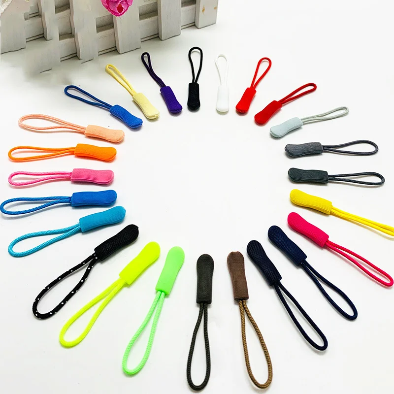 

10pcs Zipper pull cord tag replacement clip broken buckle fixer zip cord bag suitcase tent backpack zipper Accessories Supplies