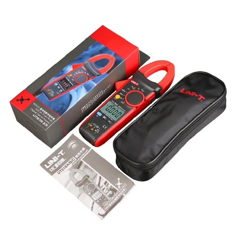 Цифровые клещи UT216A/UT216B/UT216C/UT216D 600A True RMS автоматический диапазон AC/DC напряжение ток