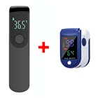 Пульсоксиметр Пальчиковый портативный с клипсой, измеритель пульса и уровня кислорода в крови, Spo3