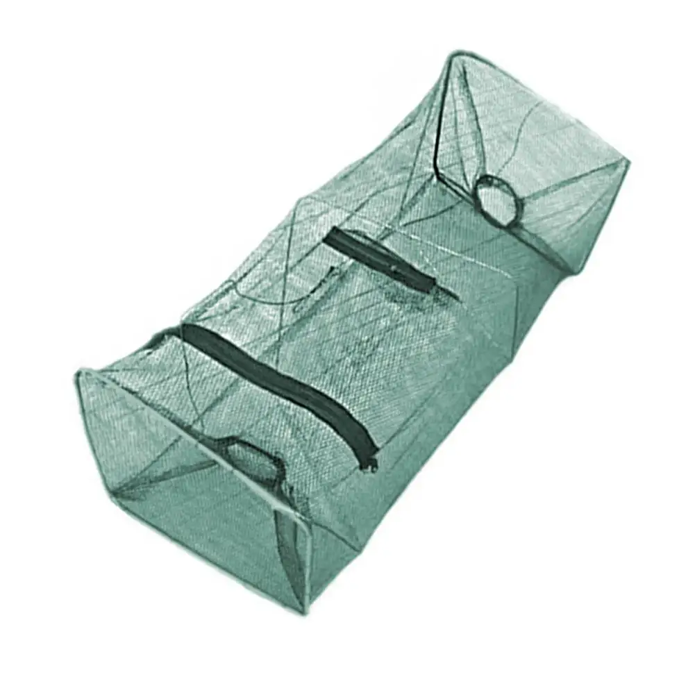 

Foldable Nylon Fishing Net Crab Fish Crawdad Shrimp Minnow Bait Trap Drift Cage Fish Net Fishing Landing Tackle Accessory Tool