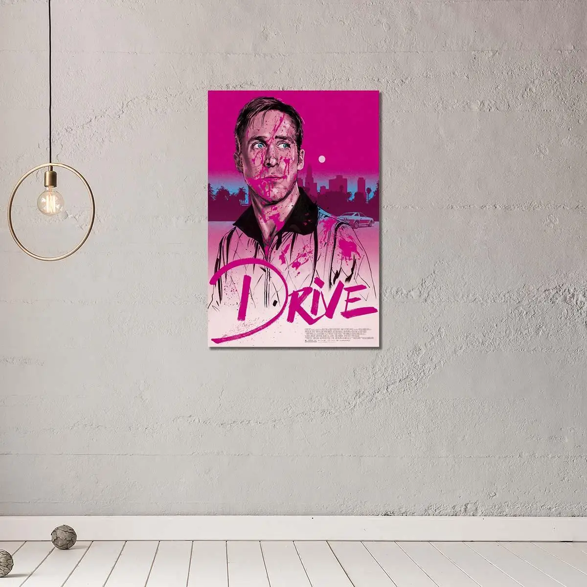 

Desperate Driving Movie Poster Painting Art on Canvas Prints and Poster Wall Picture for Home Cuadros Room Decoration