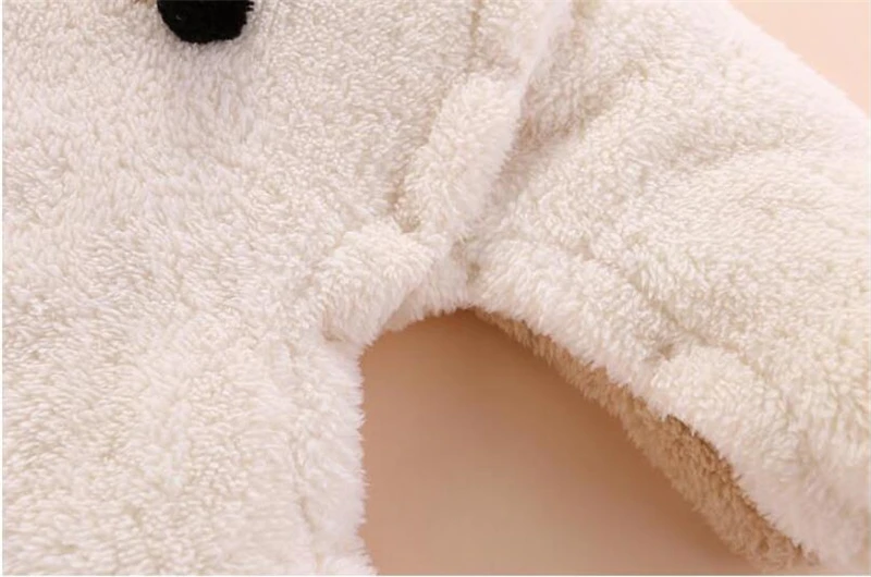 Newborn Baby Footies For Boys Girls Footies Infant Winter Warm Newborn Overalls Footies Baby Girl Boy Clothes 0-12 Months