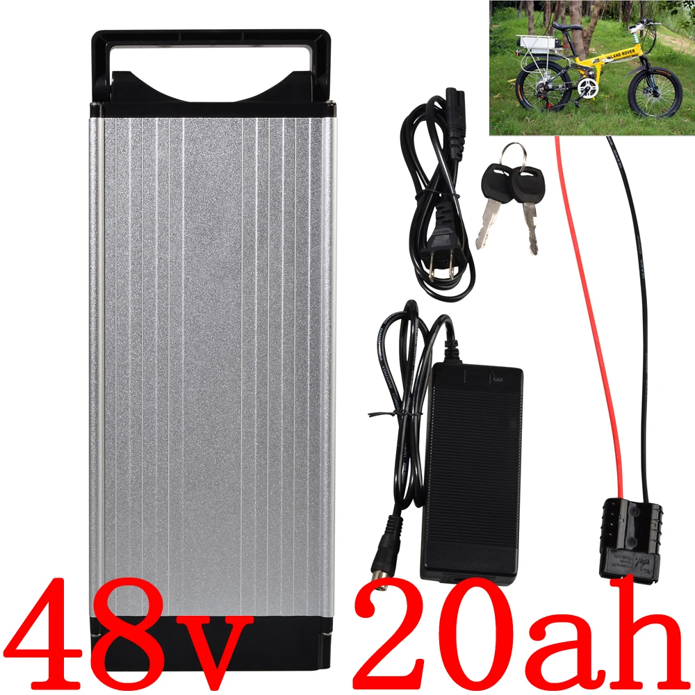 

48V Rear Rack eBike Battery 18650 cell 48v 20ah 25ah electric bicycle lithium battery 48v 1000w 1500w 2000w electric scooter