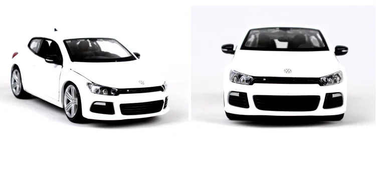 Изысканная серия 1:24 Scirocco R модель сплава, моделирование литья под давлением Расширенная коллекция и Подарочное украшение