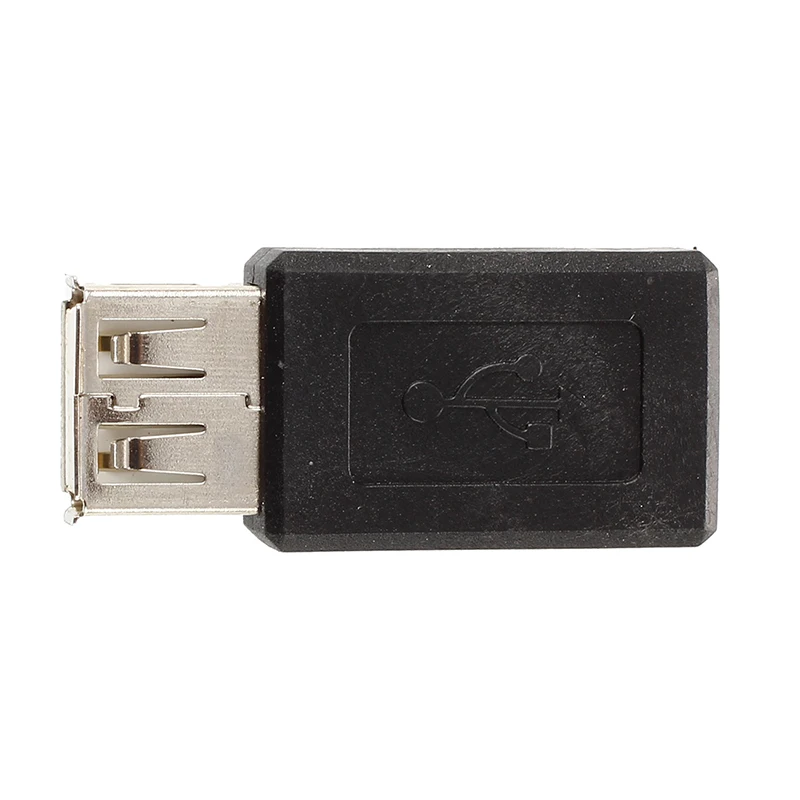 Black USB 2.0 Type A Female to Micro B Adapter Plug Converter | Обустройство дома