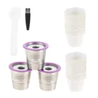1 Набор, многоразовый фильтр для кофе, K-Cup k, из нержавеющей стали, K-cup, капсулы для масла 15,5 г, подходит для Keurig K-Mini Plus K-Cafe K-fcc K-Compact