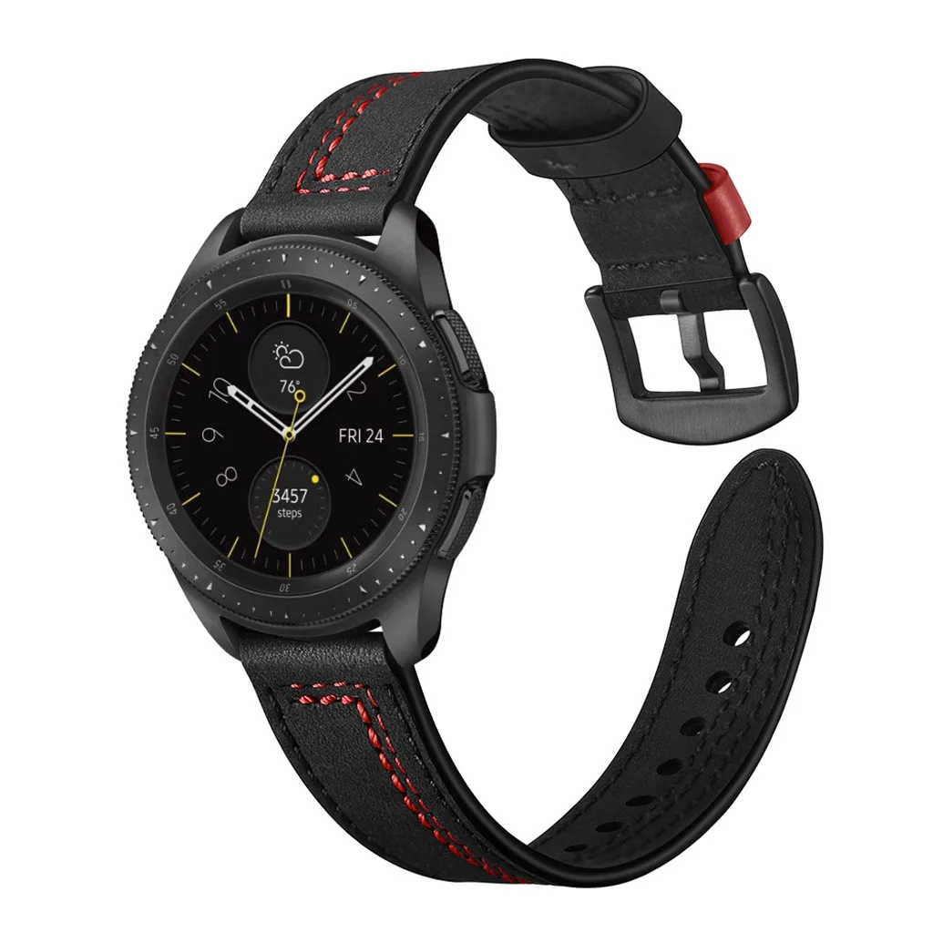 Кожаный ремешок для часов, ремешок для samsung Galaxy Watch 42 мм, ремешок для часов, ремешок для наручных часов, 3 цвета, 20 мм, 19Nov08