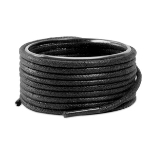 1 пара круглых шнурков, классические высококачественные Вощеные хлопковые Водонепроницаемые Шнурки для обуви, для отдыха на открытом воздухе