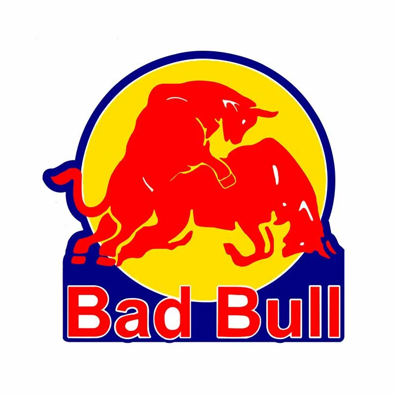 

Creative Car Stickers for Bad of Bull Vinyl Decal Truck Window Sticker Bumper Laptop Wall Helmet Camper Waterproof Decor,13cm