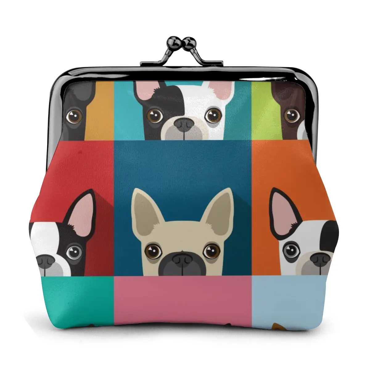 Женский кошелек для монет держатель карт Бостонский терьер (2) мелочи с