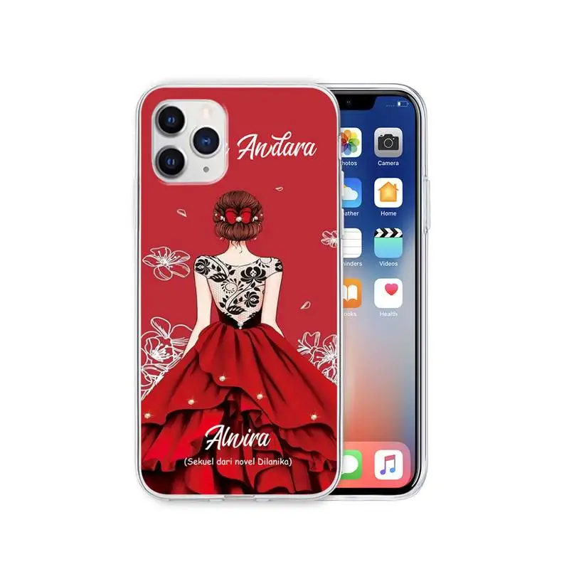 

Luxury Woman Muslim Islamic Gril Eyes Transparent Cell Phone Case For IPhone 12 11 Pro Max Xs X Xr 7 8 6 6s Plus 5 5s Se 2020