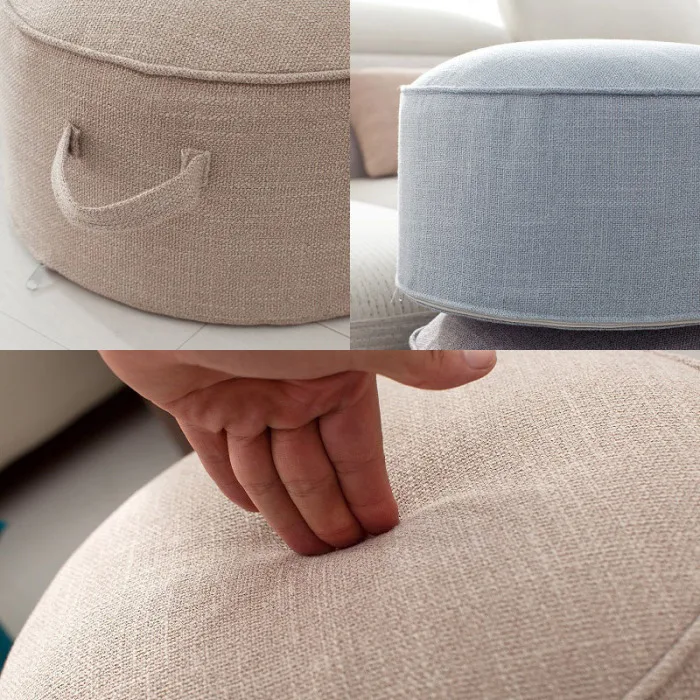 Round Floor Seat Cotton Linen Cushion Meditation Mat Removable Washable Cushion TT-best