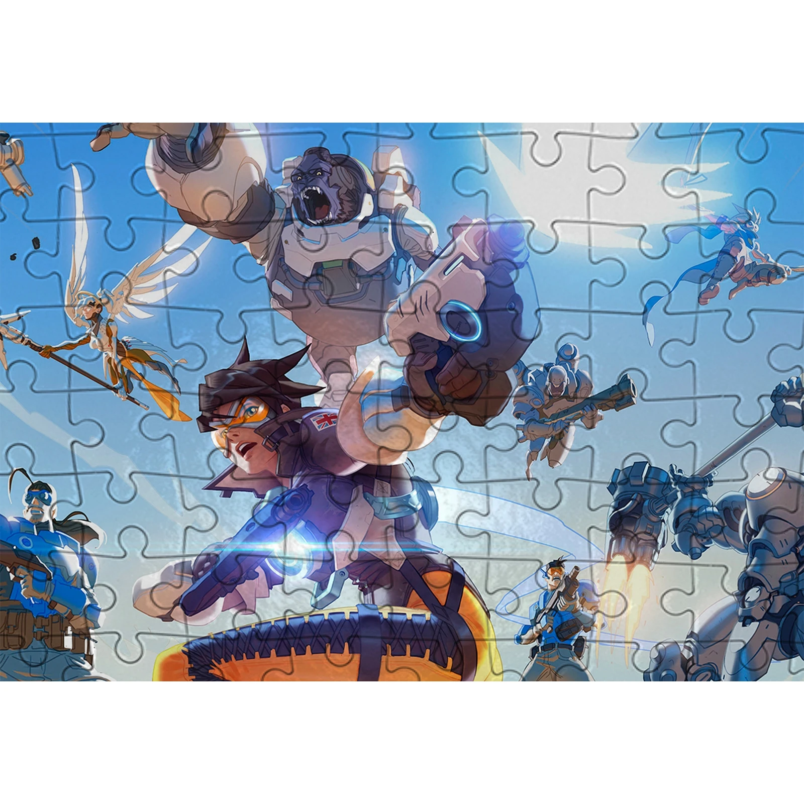 Пазл магнитный головоломка мозайка размер А4 29x20 см Overwatch-21 | Игрушки и хобби