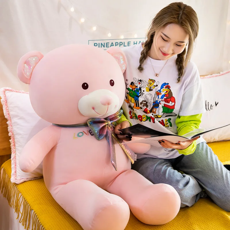 

Large Teddy Bear Plush Toy Lovely Giant Bear Huge Stuffed Soft Animal Dolls Kids Toy Birthday Gift For Girlfriend Lover