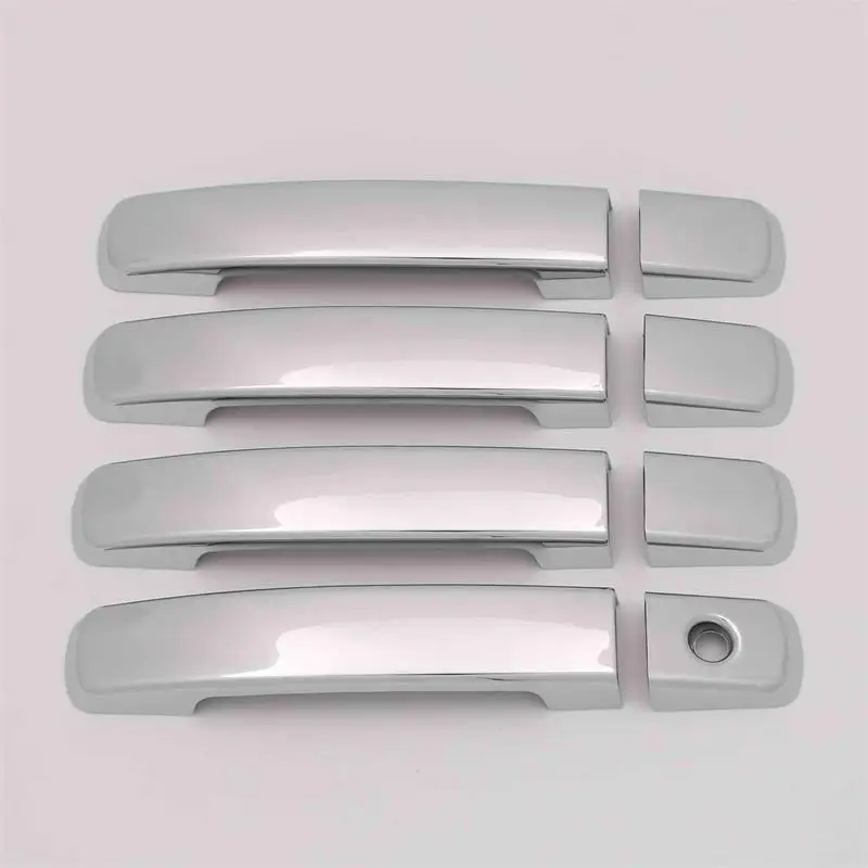 For Nissan Qashqai J10 2007 2008 - 2010 2011-2013 ABS Chrome Door Handle Cover trims With Smart keyhole Bowl Frame Sticker | Автомобили и
