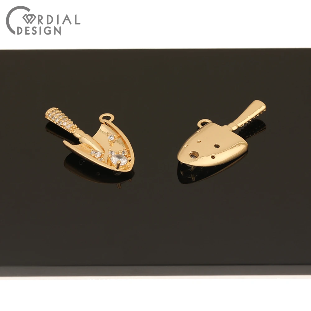 

Cordial Design 30Pcs 27*27MM CZ Charms/Jewelry Findings & Components/DIY Necklace Making/Hand Made/Pendant/Earrings Accessories