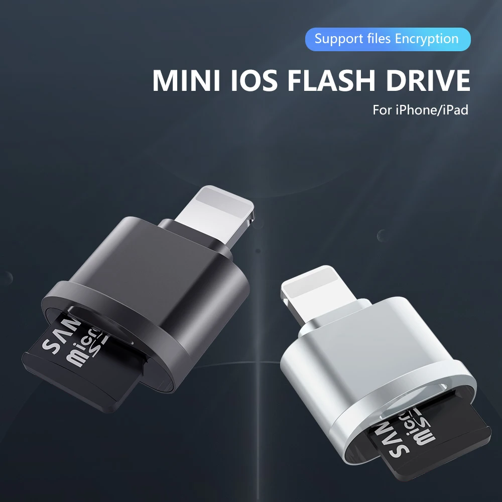 Устройство для чтения карт Micro SD и TF iPhone устройство памяти с поддержкой iOS 13 выше