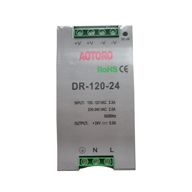 Блок питания на din-рейку рельсовый блок для светодиодного блока 12 в |