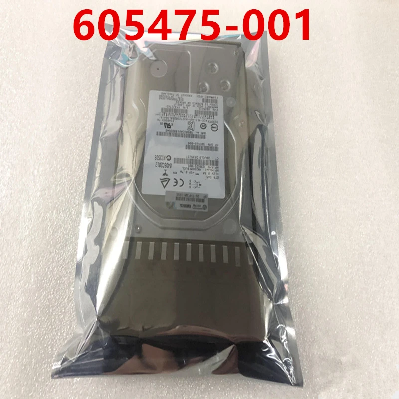 

Original New HDD For HP P2000 2TB 3.5" SAS 6 Gb/s 64MB 7200RPM For Internal HDD For Server HDD For 605475-001 AW555A
