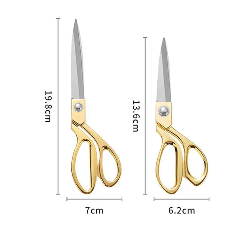Горячая продажа ножницы с золотой ручкой из нержавеющей стали портновские