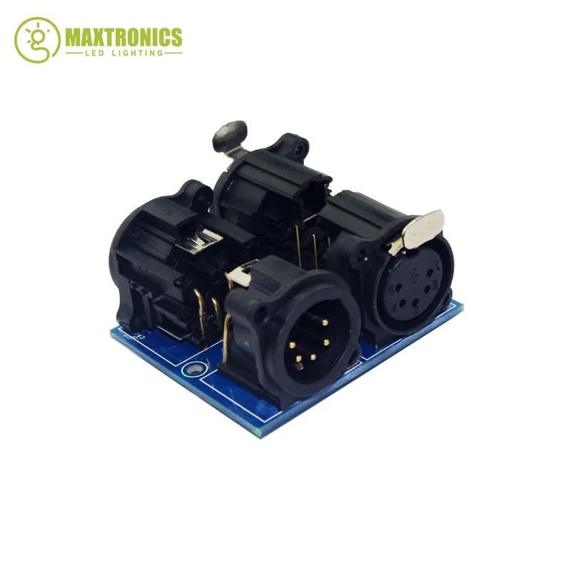 

1 pcs XLR5-XLR3 DMX512 Relays connector