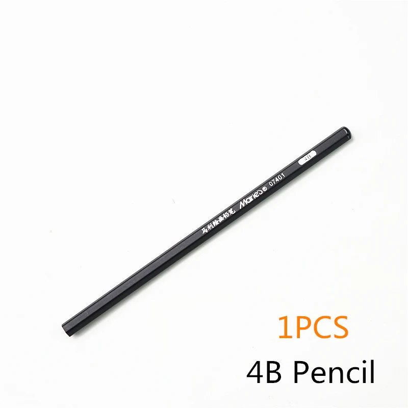1PCS 4B pencil 5B 4B 3B Drawing sketch pencil high quality is not easy to break School art professional practice test pencil - Цвет: 1PCS 4B pencil