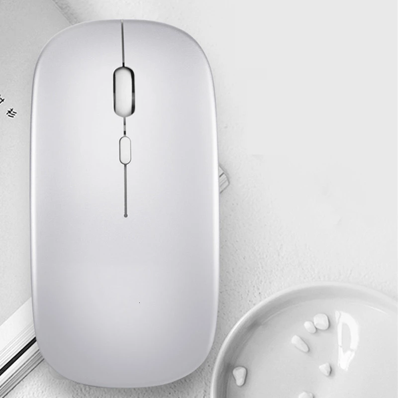 Портативная ультратонкая Бесшумная мини мышь для зарядки 2 4G Беспроводная