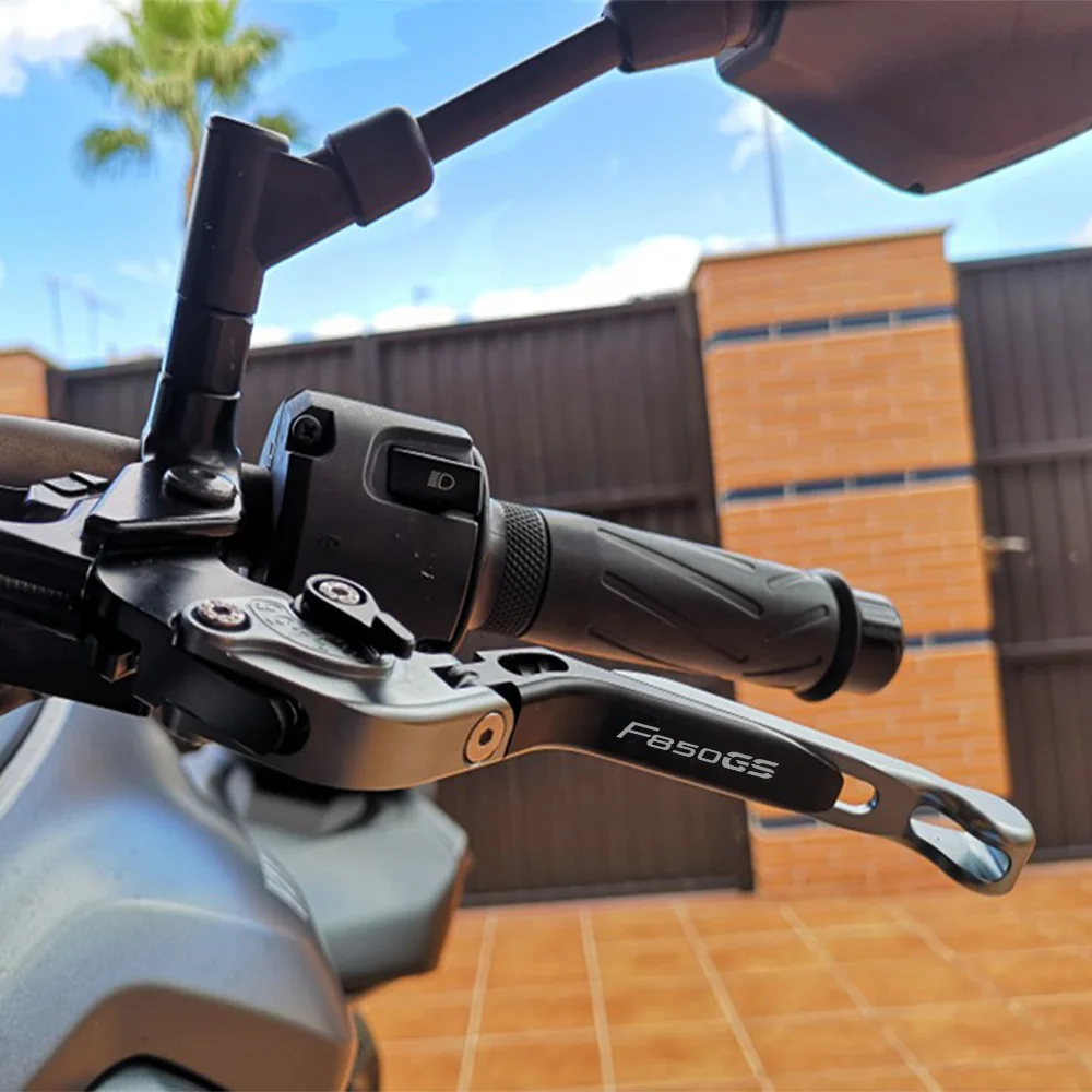 

With LOGO Motorcycle Accessories Adjustable Extendable Folding Brake Clutch Lever for BMW F850GS/ADV F850 GS/Adventure 2008-2018
