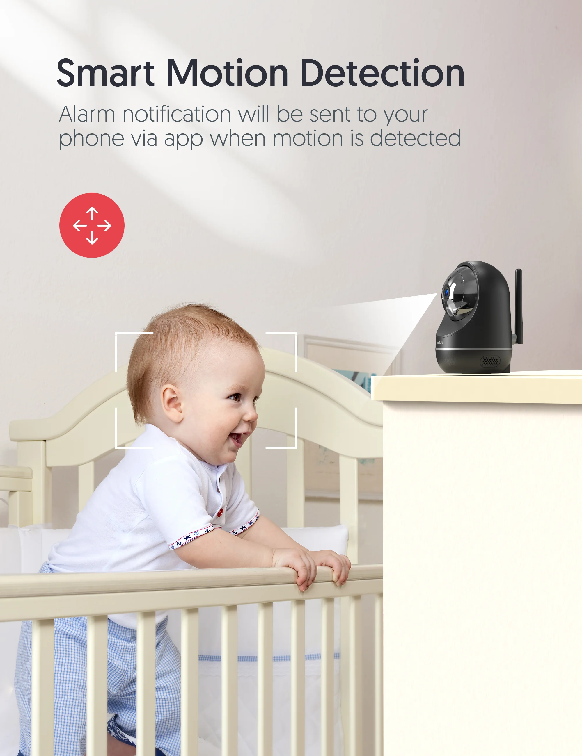 Victure 2.4Ghz 5Ghz Wi-Fi Pet Camera 1080P Home Security with Motion Detection 2-Way Audio and Night Vision | Безопасность и