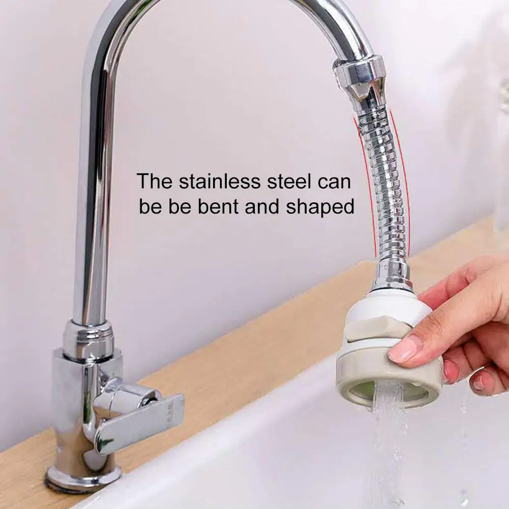 Смеситель для воды из нержавеющей стали 3 уровня поворот на 360