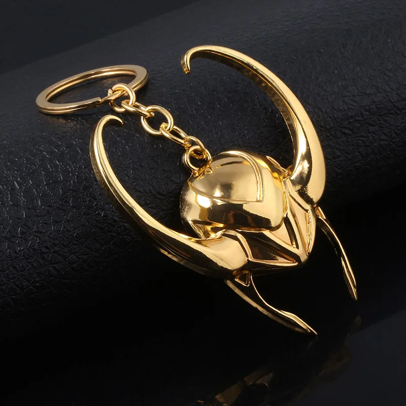 Мстители Endgame Evil Loki шлем золотой брелок Loki Scepter Thor's Hammer Stormbreaker топор ключ цепи вентиляторы ювелирные изделия