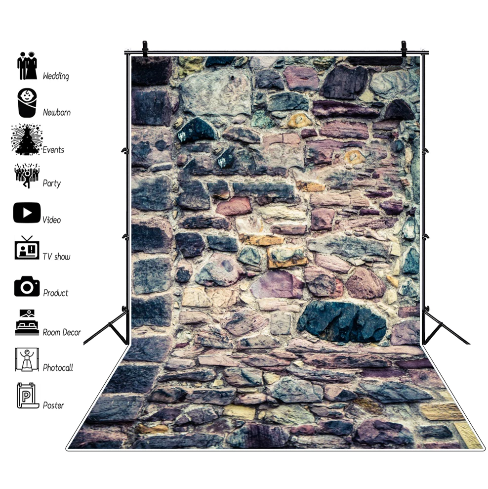 

Рождественский винтажный камин фон для фотографии сосновые листья венок ребенок портрет семья фотосессия фото фон