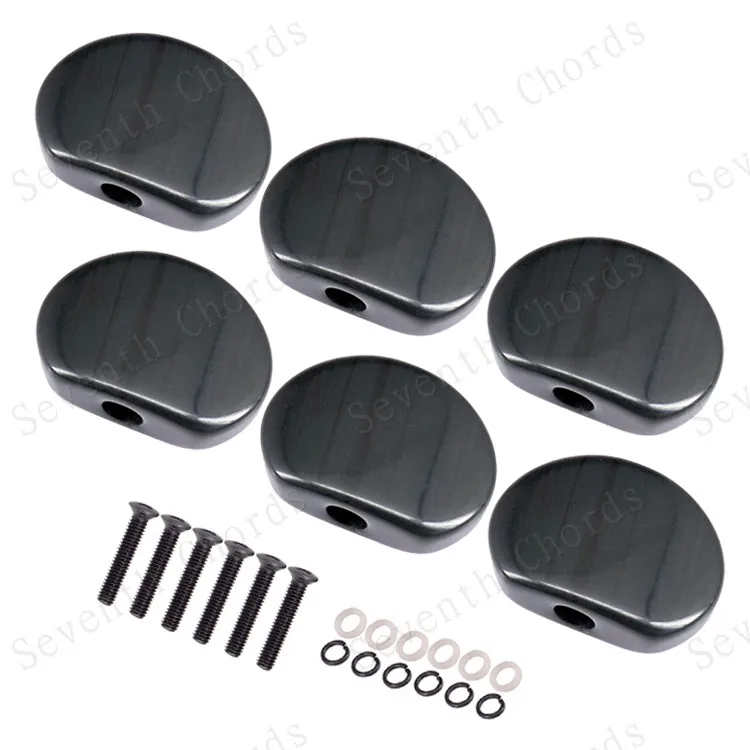 6 шт. каучуковые большие овальные колышки для настройки гитары ключи тюнеры