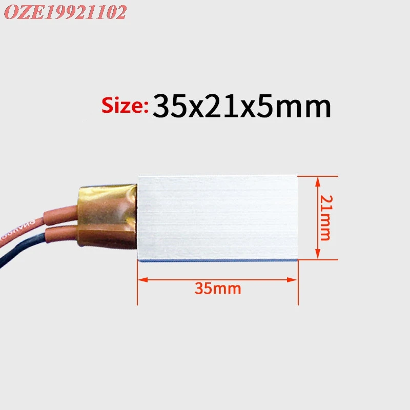 1pc PTC heating element 220V constant temperature ceramic Thermostatic 35*21mm 2W~50W 60/80/100/120/150/170/200/230/270 Degree |
