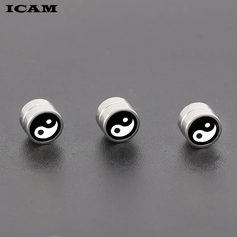 ICAM модные ювелирные изделия унисекс черного цвета без пирсинга магнитные серьги