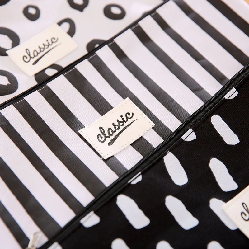 Корейская канцелярская милая сумка Оксфорд А4 на молнии для файлов креативные