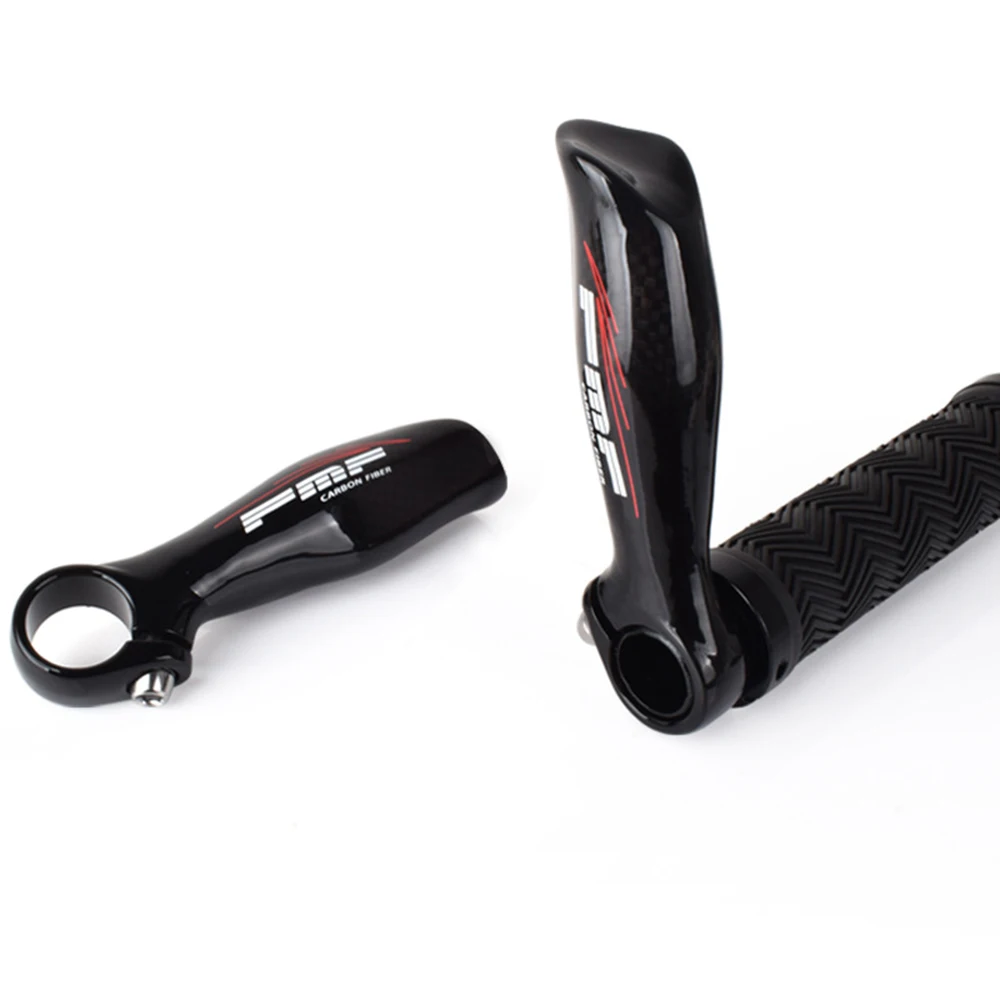 

1 Pair Bike Handlebars End Mountain Bike Carbon Fiber Bar Ends Grips Handlebar Cover Handle Cycling Accessories