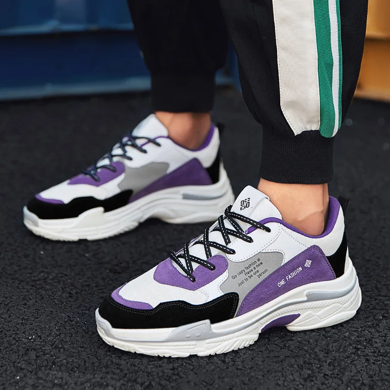 Мужская обувь Новинка Лето Осень 2019 сетчатые дышащие Спортивные кроссовки